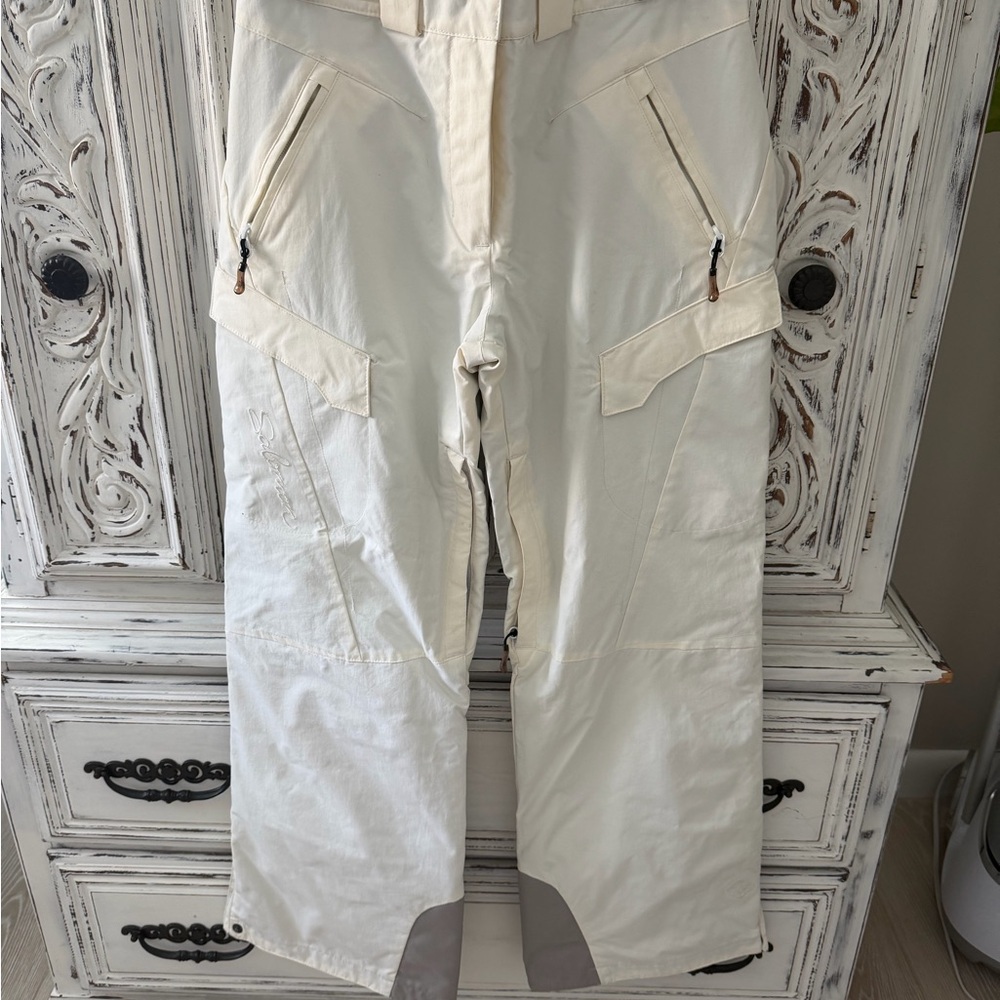 Women’s Salomon Cream snowboard pants -SM